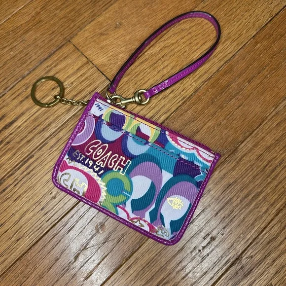 Vintage Coach Poppy Coin Purse Wristlet! - Picture 2 of 15